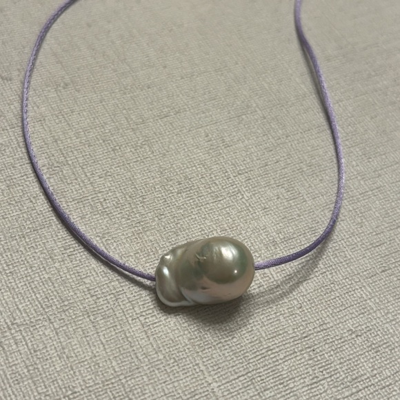 COCONUT LOVE PURPLE NIKKI NECKLACE - Picture 2 of 4